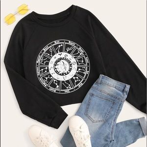 2/$15🆑Zodiac/Astrology Long Sleeve Crop